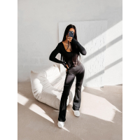 KOMBINEZON MODELUJĄCY BEZ PLECÓW OLAVOGA SILVA BLACK