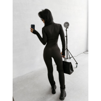 KOMBINEZON MODELUJĄCY LAMPASY OLAVOGA NATIA BLACK