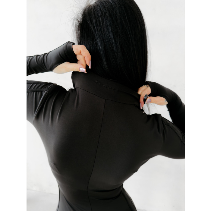 KOMBINEZON MODELUJĄCY LAMPASY OLAVOGA NATIA BLACK
