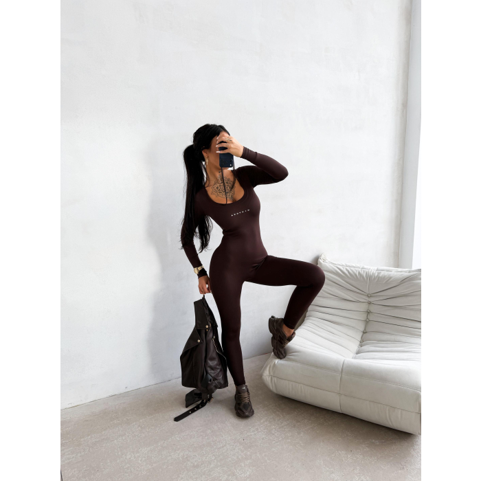 KOMBINEZON MODELUJĄCY OLAVOGA ICONA BROWN