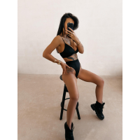 KOMPLET BIELIZNA OLAVOGA INTIME BLACK