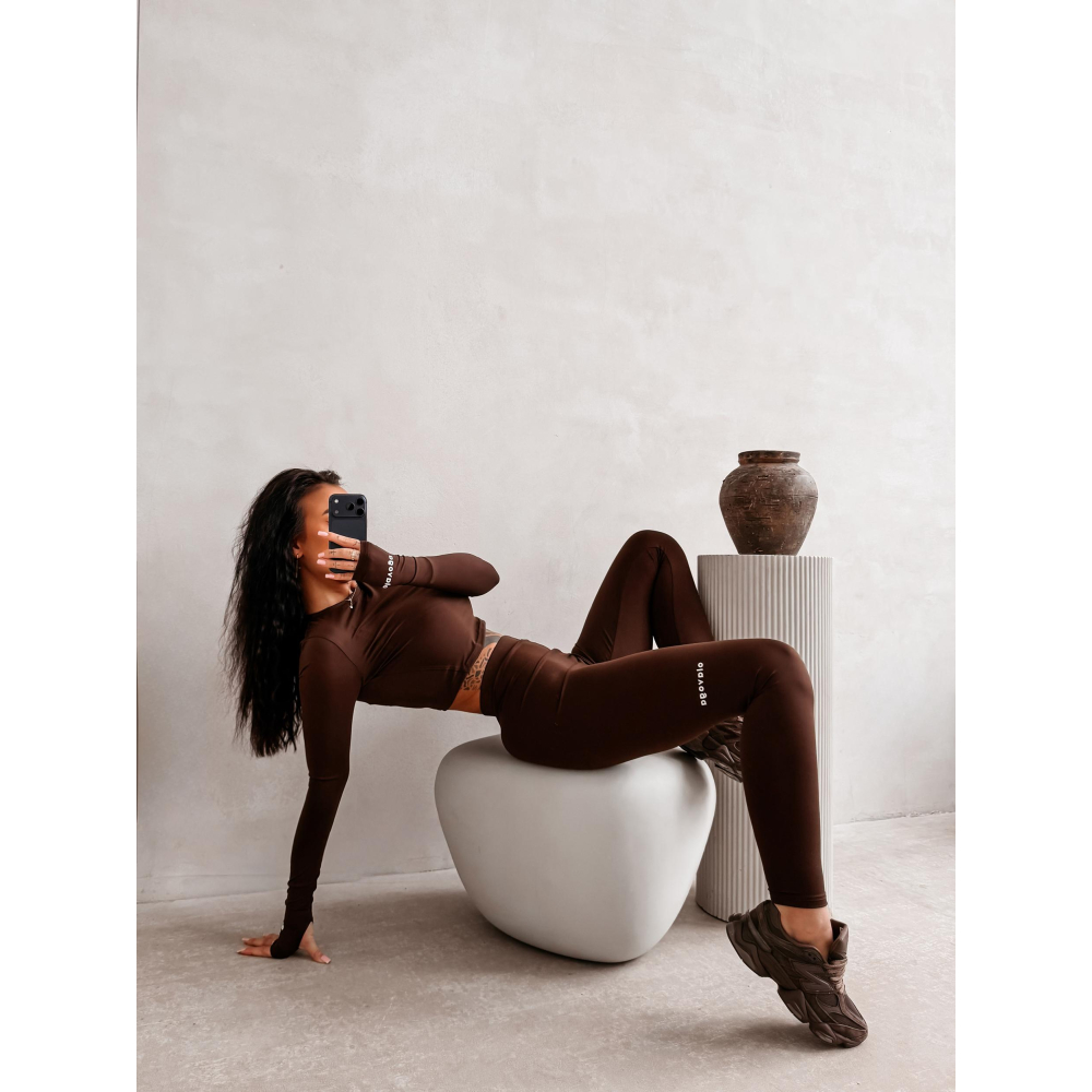 KOMPLET DAMSKI MODELUJĄCY OLAVOGA DULCE BROWN