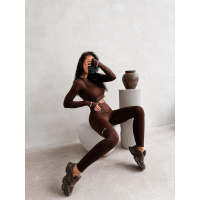 KOMPLET DAMSKI MODELUJĄCY OLAVOGA DULCE BROWN