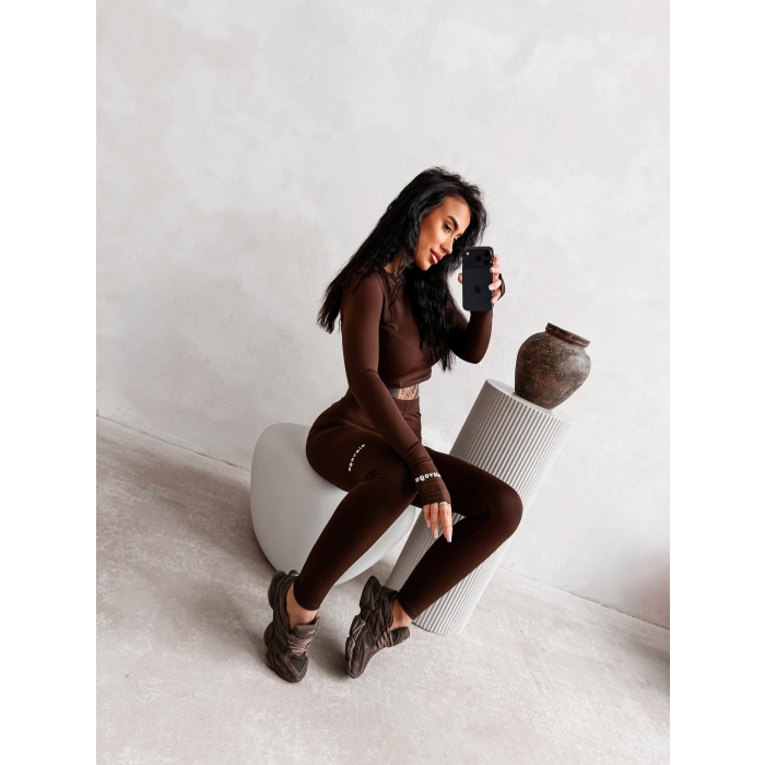 KOMPLET DAMSKI MODELUJĄCY OLAVOGA DULCE BROWN