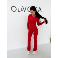 KOMPLET DAMSKI MODELUJĄCY OLAVOGA UNWIND RED