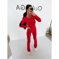 KOMPLET DAMSKI MODELUJĄCY OLAVOGA UNWIND RED
