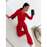 KOMPLET DAMSKI MODELUJĄCY OLAVOGA UNWIND RED