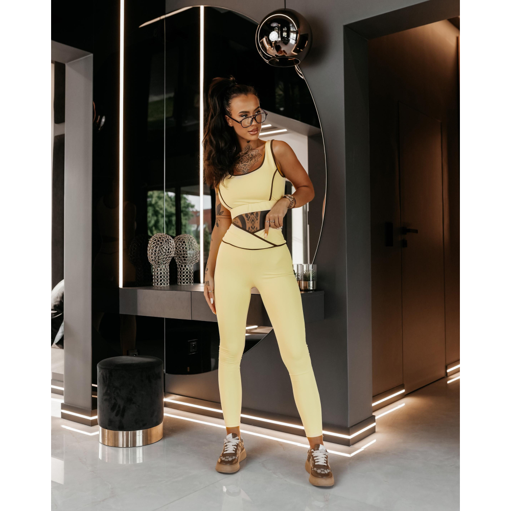 KOMPLET DAMSKI OLAVOGA DRAEL YELLOW