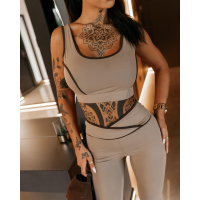 KOMPLET DAMSKI OLAVOGA DRAEL BEIGE