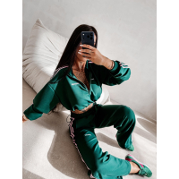 KOMPLET DRES DAMSKI OLAVOGA FINE FORM DEEP GREEN