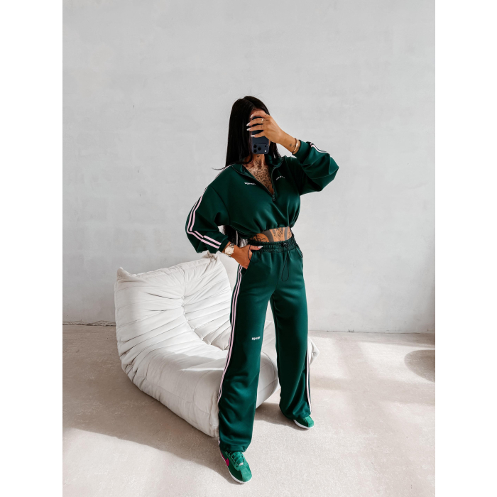 KOMPLET DRES DAMSKI OLAVOGA FINE FORM DEEP GREEN