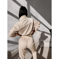 KOMPLET DRES DAMSKI OLAVOGA LORY BEIGE