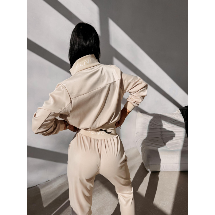 KOMPLET DRES DAMSKI OLAVOGA LORY BEIGE
