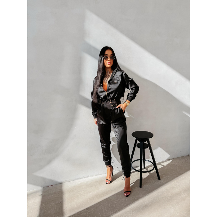 KOMPLET DRES DAMSKI OLAVOGA LORY BLACK