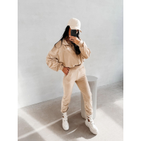 KOMPLET DRES DAMSKI OLAVOGA RIFMO BEIGE