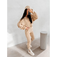 KOMPLET DRES DAMSKI OLAVOGA RIFMO BEIGE