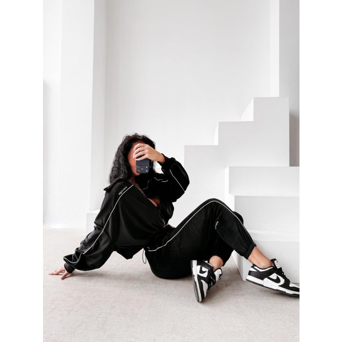 KOMPLET DRES DAMSKI OLAVOGA RIFMO BLACK