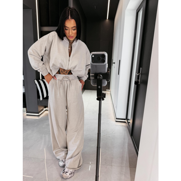 KOMPLET DRES DAMSKI OLAVOGA VEIA GRAY