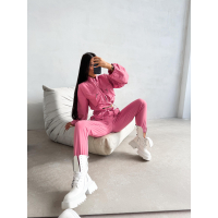 KOMPLET DRES DAMSKI OLAVOGA WOELE LIGHT PINK