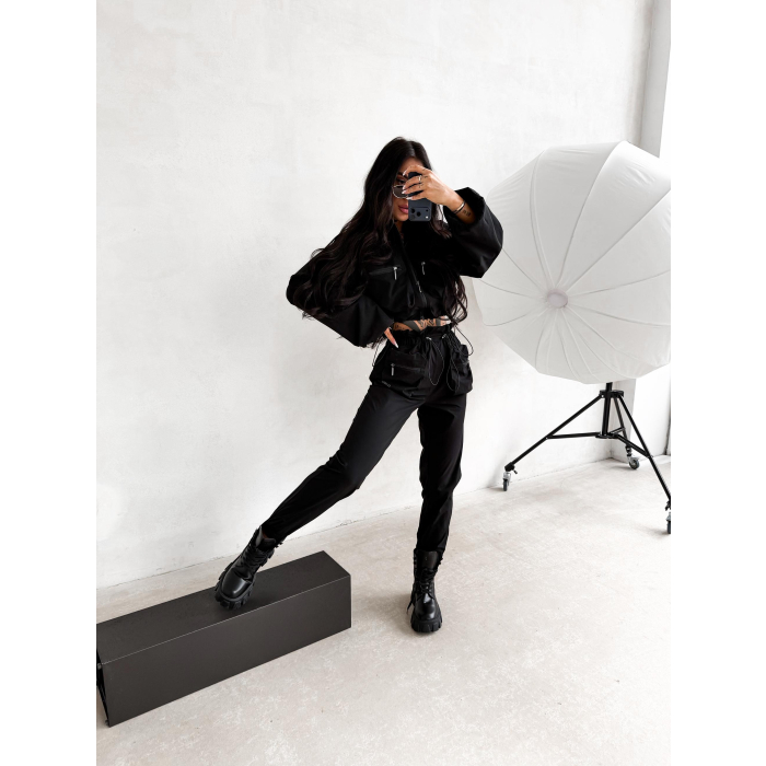 KOMPLET DRES DAMSKI OLAVOGA WOELE BLACK