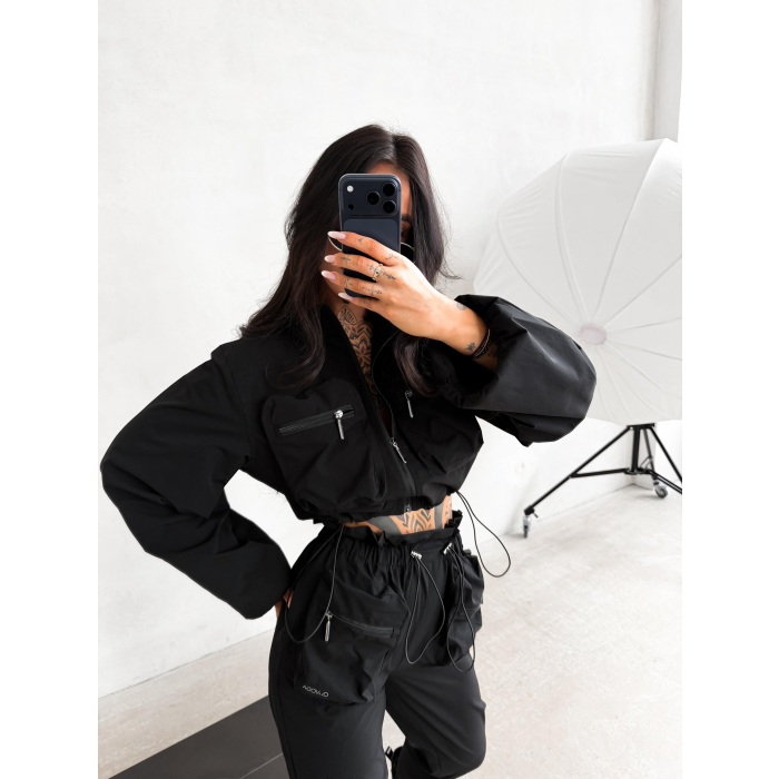 KOMPLET DRES DAMSKI OLAVOGA WOELE BLACK