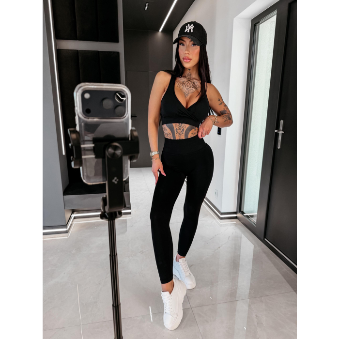 KOMPLET DRES DAMSKI PILATES CLUB OLAVOGA LARISA BLACK