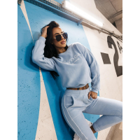 KOMPLET DRES DAMSKI POLAROWY LAMPAS OLAVOGA LENTO SKY BLUE