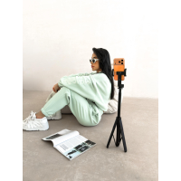 KOMPLET DRES DAMSKI POLAROWY OVERSIZE OLAVOGA COZIER MINT