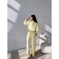 KOMPLET DRES DAMSKI WELUROWY OLAVOGA IMPERIAL YELLOW