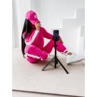KOMPLET DRES DAMSKI WELUROWY OLAVOGA NOELLE FUKSJA