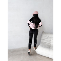KOMPLET DRES DAMSKI WELUROWY OLAVOGA SELIRA BLACK