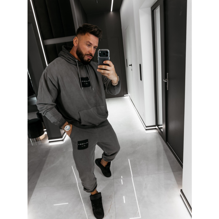 KOMPLET DRES MĘSKI BAWEŁNIANY OLAVOGA MEN MARICOL GRAY