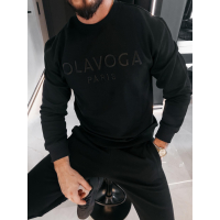 KOMPLET DRES MĘSKI BAWEŁNIANY OLAVOGA MEN NOURE BLACK