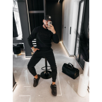 KOMPLET DRES MĘSKI BAWEŁNIANY OLAVOGA MEN NOURE BLACK