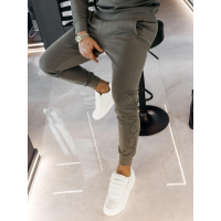KOMPLET DRES MĘSKI BAWEŁNIANY OLAVOGA MEN NOURE KHAKI