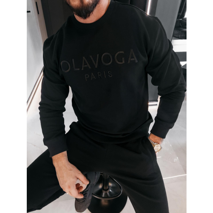 KOMPLET DRES MĘSKI BAWEŁNIANY OLAVOGA MEN NOURE BLACK