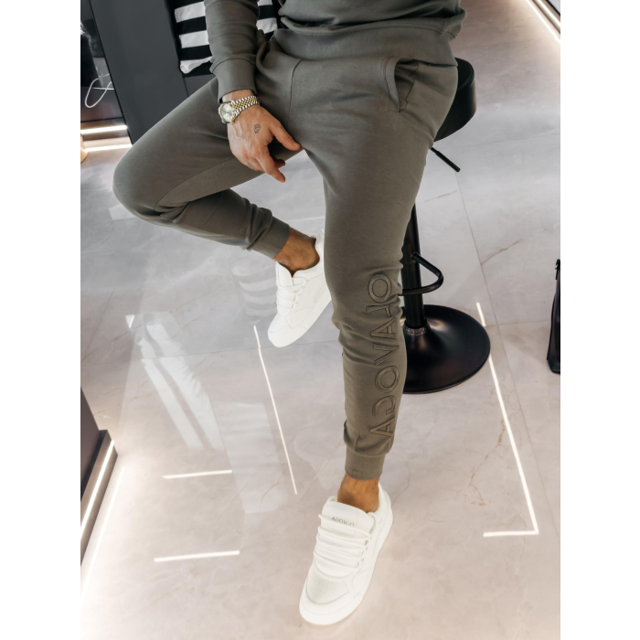 KOMPLET DRES MĘSKI BAWEŁNIANY OLAVOGA MEN NOURE KHAKI