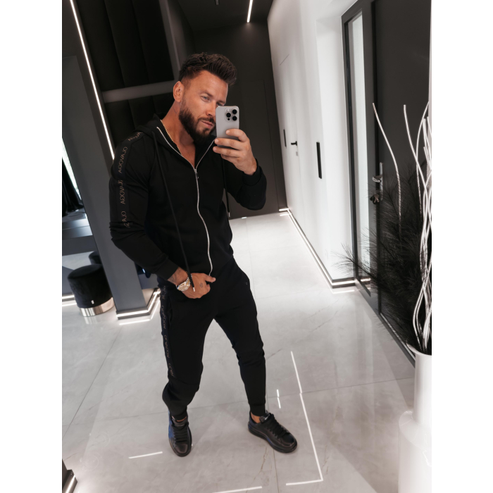 KOMPLET DRES MĘSKI OLAVOGA MEN ELEGANT MEN BLACK