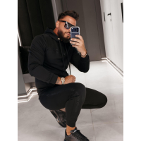 KOMPLET DRES MĘSKI OLAVOGA MEN LONG LOGO BLACK