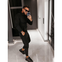 KOMPLET DRES MĘSKI OLAVOGA MEN LONG LOGO BLACK