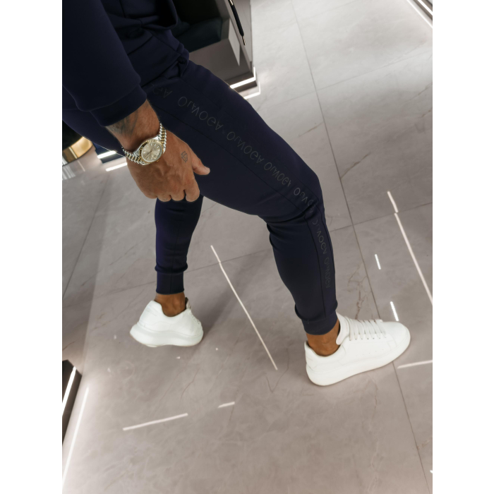 KOMPLET DRES MĘSKI OLAVOGA MEN LONG LOGO DARK BLUE