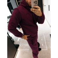 KOMPLET DRES MĘSKI POLAROWY HAFT OLAVOGA MEN TEDDY SET ELEMENTAL PLUM