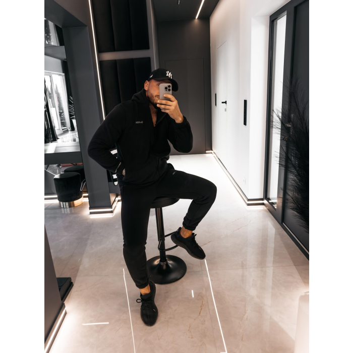KOMPLET DRES MĘSKI POLAROWY HAFT OLAVOGA MEN TEDDY SET ELEMENTAL BLACK