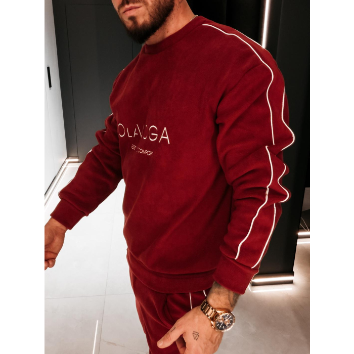 KOMPLET DRES MĘSKI POLAROWY LAMPAS OLAVOGA MEN LENTO MEN BORDO