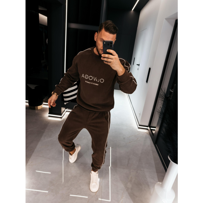 KOMPLET DRES MĘSKI POLAROWY LAMPAS OLAVOGA MEN LENTO MEN BROWN