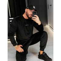 KOMPLET DRES MĘSKI WELUROWY HAFT OLAVOGA MEN LEGACY BLACK