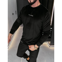 KOMPLET DRES MĘSKI WELUROWY HAFT OLAVOGA MEN LEGACY BLACK
