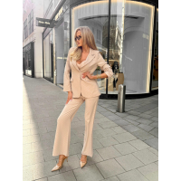 KOMPLET GARNITUR DAMSKI LOGOWANY OLAVOGA TRACY BEIGE
