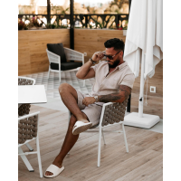 KOMPLET MĘSKI Z KRÓTKIMI SPODENKAMI OLAVOGA MEN BANDI BEIGE