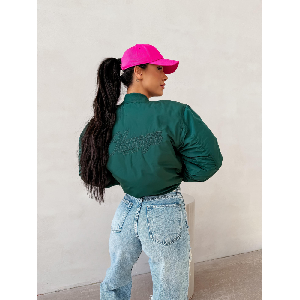 KURTKA BOMBERKA PIKOWANA OLAVOGA MOONKAO GREEN KURTKA BOMBERKA PIKOWANA OLAVOGA MOONKAO GREEN